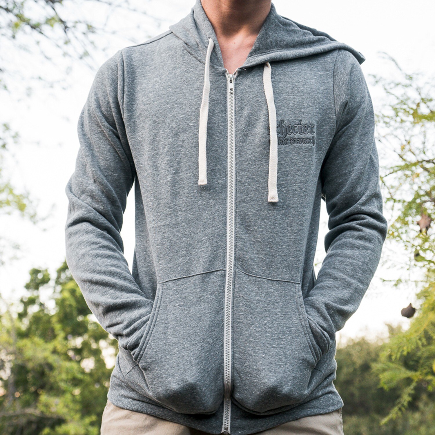 Diamond zip deals up hoodie